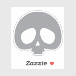 Aanpasbare Mini Schedel Sticker