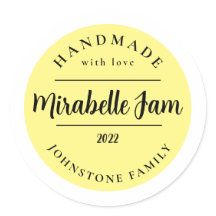 Aanpasbare Mirabelle-jamsticker