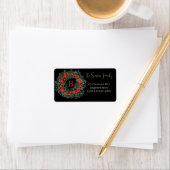 Aanpasbare Monogram Label Kerstmis (Insitu)