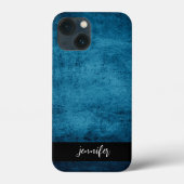 Aanpasbare naam Abstracte grunge textuur Case-Mate iPhone Case (Achterkant)