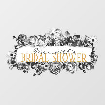 Aanpasbare naam Gouden Rozen Chic Monogram Luxe