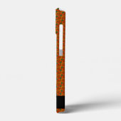 Aanpasbare naam Naadloos bloempatroon Case-Mate iPhone Case (Achterkant / Links)