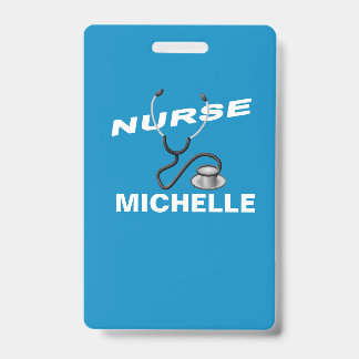 Aanpasbare naam verpleegster badge