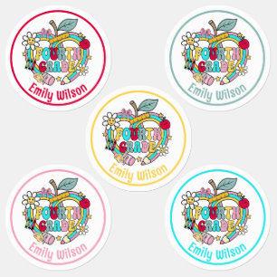 Aanpasbare naamlabels voor groep zes labels