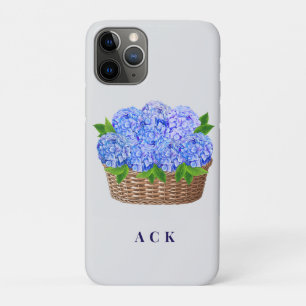 Aanpasbare Nantucket Hydrangea Bagage Label iPhone 11 Pro Hoesje