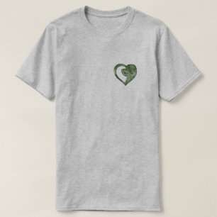Aanpasbare Newf-papa Newf-kop T-shirt