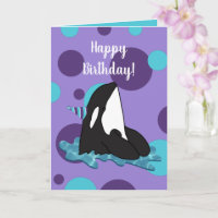 Aanpasbare Orka Moordwalvis Verjaardag