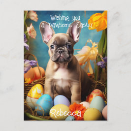 Aanpasbare🐶 Paasvreugde met Harige Vrienden Briefkaart