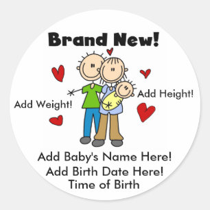 Aanpasbare Pasgeboren Baby Stickers