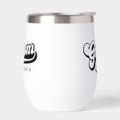 Aanpasbare persoonlijke bruid en bruidegom waterfl (Links)