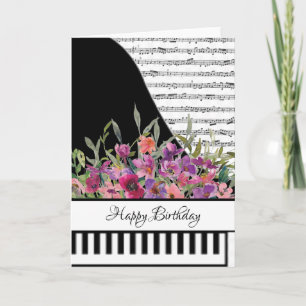 Aanpasbare pianokaart kaart