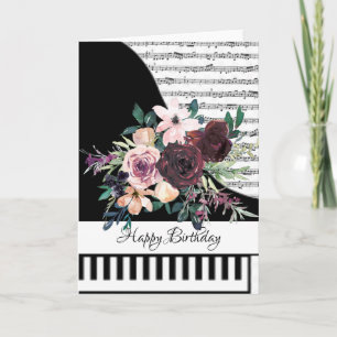 Aanpasbare pianokaart kaart