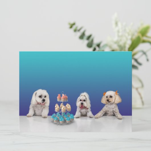 Aanpasbare platte feest uitnodigingskaart 5x7 kaart (Staand voorkant)