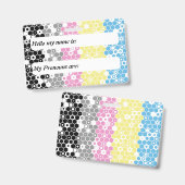 Aanpasbare Polygender Pride-vlag Badge (Voor- en achterkant)