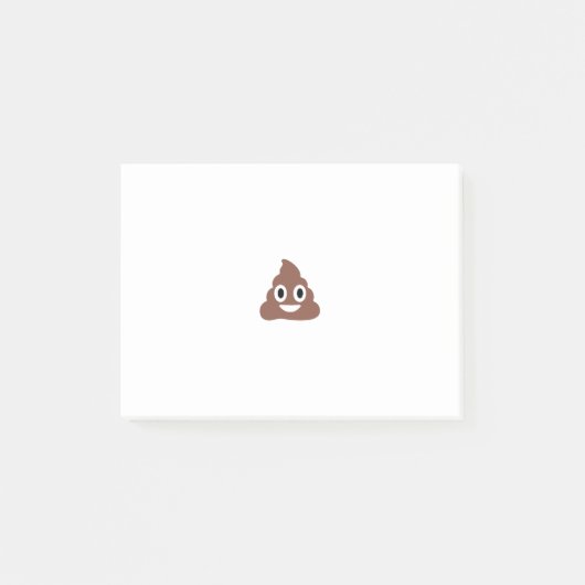 Aanpasbare Poo Emoticon Post-it® Notes (Voorkant)
