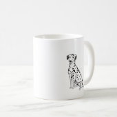 Aanpasbare producten van Dalmatian Dog Koffiemok (Voorkant rechts)