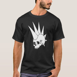 Aanpasbare Punk Kaakloze Schedel Versie 2 T-shirt