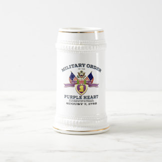 Aanpasbare "PURPER HART VLAGGEN" Bierpul