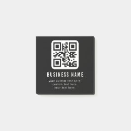 Aanpasbare QR-code & bewerkbare tekstontwerp Post-it® Notes