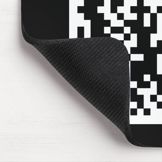 aanpasbare QR-code Muismat (Hoek)