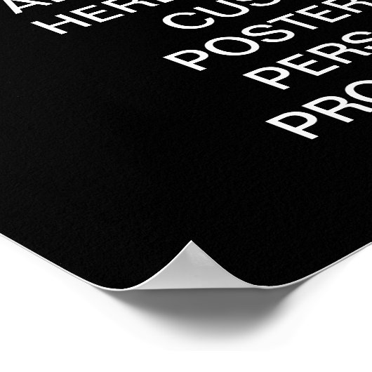 aanpasbare QR-code Poster (Hoek)