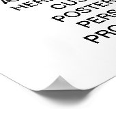 aanpasbare QR-code Poster (Hoek)