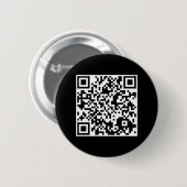 aanpasbare QR-code Ronde Button 5,7 Cm (Voorkant /achterkant)