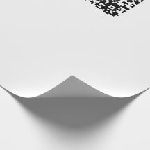 Aanpasbare QR-code Zwart & Wit Abstract Nerd