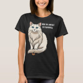 Aanpasbare Ragdoll T-shirt (Voorkant)