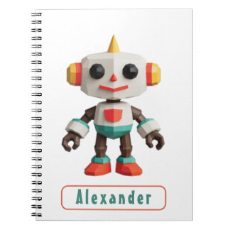 Aanpasbare Robot Kinderen Notitieboek