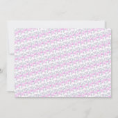 Aanpasbare Roze Tiara Foto Verjaardagsuitnodiging Kaart (Achterkant)