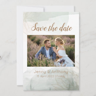 Aanpasbare Save the Date-uitnodiging Kaart