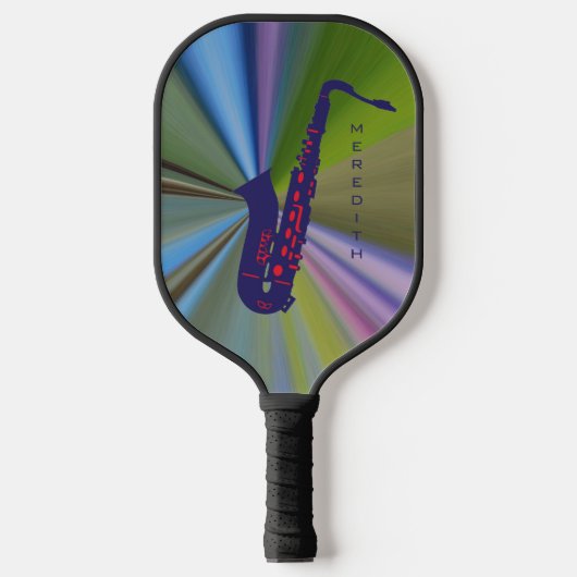 Aanpasbare saxofoon modern muziekinstrument pickleball paddle (Voorkant)