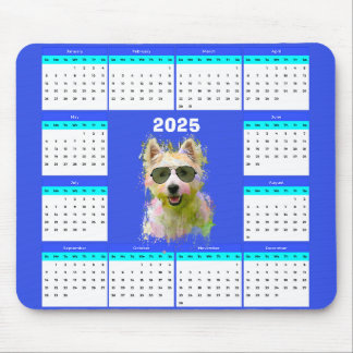 Aanpasbare Schattigee Westie hondenkalender Muismat