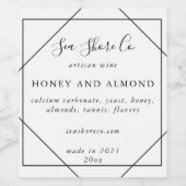 Aanpasbare Stickers voor flessen (Enkel label)