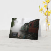 Aanpasbare stoomtrein Kaart (Gele Bloem)