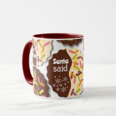 Aanpasbare Strooikoek Kerstmug  Mok (Voorkant links)
