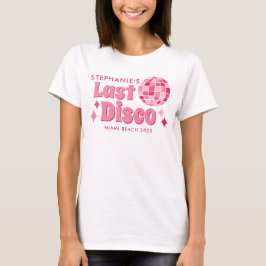 Aanpasbare T-shirts met Bachelorette Disco-thema
