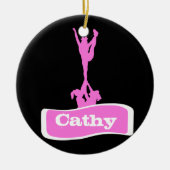 Aanpasbare torenstunt-ornament keramisch ornament (Voorkant)