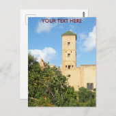 Aanpasbare tower in Rabat, Marokko Briefkaart (Voorkant / Achterkant)