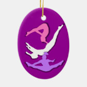 Aanpasbare transformatorvormgeving trampoline keramisch ornament (Achterkant)