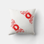 Aanpasbare Valentijnsdag Ik hou van jou Kussen (Achterkant)