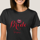 Aanpasbare Vampier Bruid Bachelorette Hen Party T-shirt