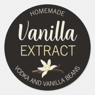 Aanpasbare Vanille-Extract Thuisgemaakte Label