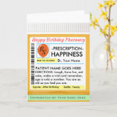 Aanpasbare Verjaardag Kaart (Gele Bloem)