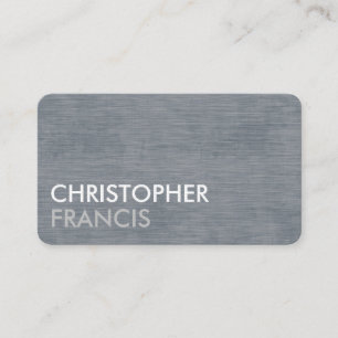 Aanpasbare visitekaartjes voor geborsteld zilver