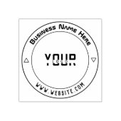 Aanpasbare Zakelijke Logo Zelfinktkussen Stempel Z (Afrduk)