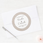 Aanpasbare zeep Label Floral Pattern Vanilla (Envelop)