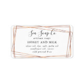 Aanpasbare zeeplabels etiket (Voorkant)