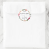 Aanpasbare zeepstickers ronde sticker (Tas)